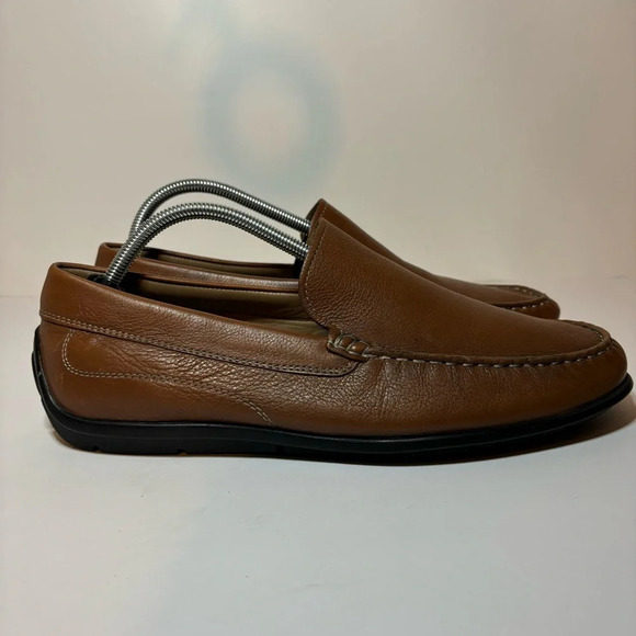 ECCO Men’s Brown Classic Moc Slip-on Driving Loafers US Size 10 10.5 /EU Size 44 - Picture 1 of 11